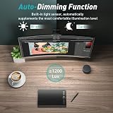 Quntis Curved Monitor Light Bar 51cm with Remote Control 3000K-6500K view 5
