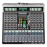 Mixer Audio 8 Channel Music Mixing Board with Dual
