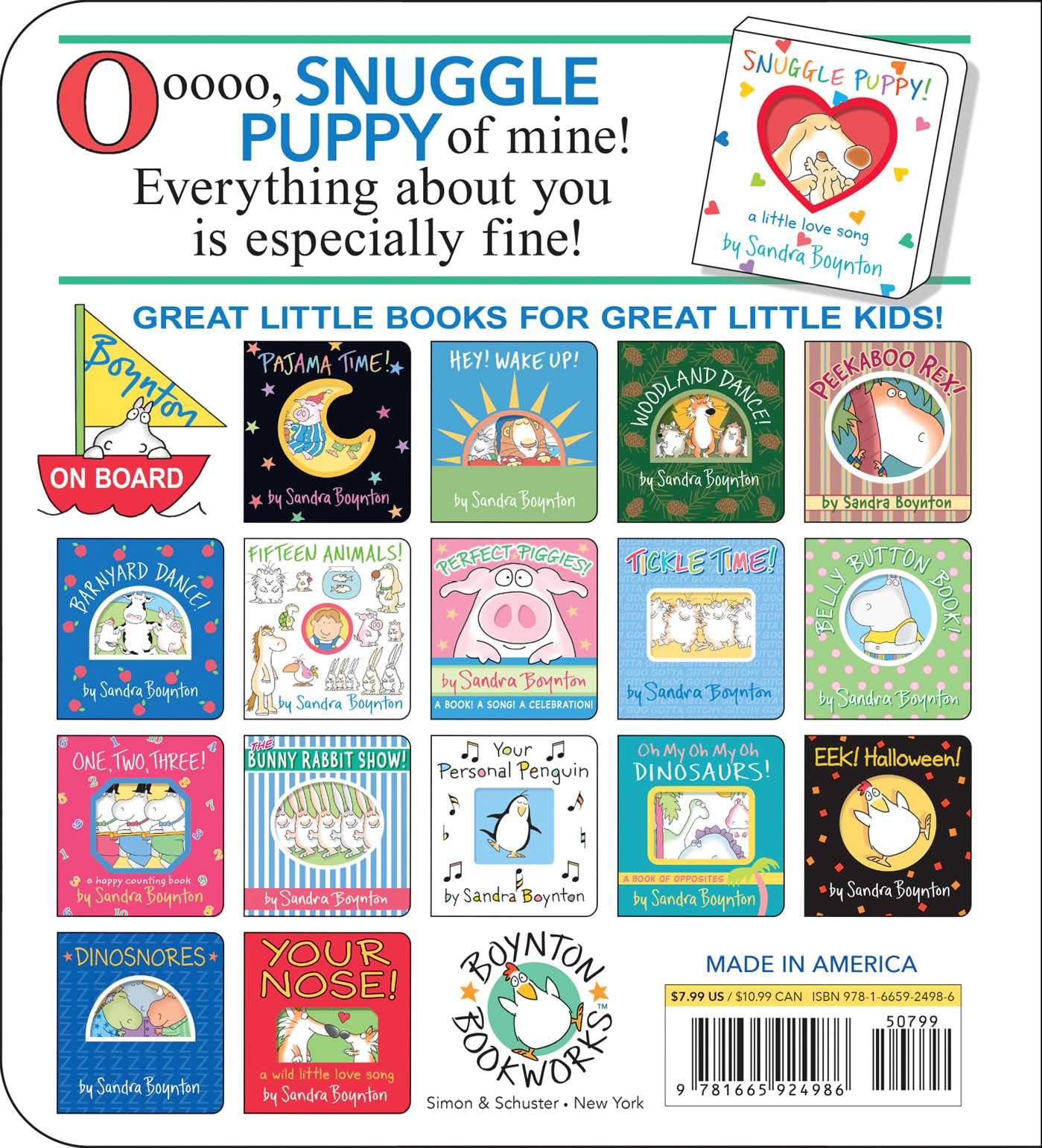 Snuggle Puppy!: A Little Love Song (Boynton on Board) Snuggle Puppy!: A Little Love Song (Boynton on Board) Board book