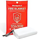 Hoapavi Emergency Fire Blanket, 40” x 40” Fire