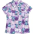 Disney Lilo & Stitch Minnie Mouse Hawaiian Button Down Shirt Infant to Big Kid Sizes (18 Months - 18-20)