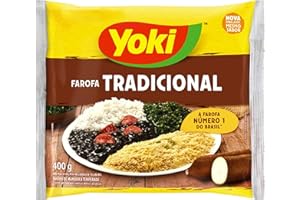 GOYA Yoki - Seasoned Cassava Flour - 14 Oz - Farofa De Mandioca Pronta Temperada 400 Grams