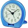Seiko Sakai Travel Bedroom Alarm Clock, Metallic Blue