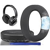 SOULWIT Cooling Gel Replacement Earpads Cushions for Sony WH-1000XM2 (WH1000XM2) & MDR-1000X (MDR1000X) Headphones, Ear Pads with Noise Isolation Foam, Added Thickness (Black)