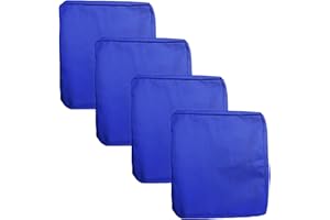 FLYMEI Outdoor Cushion Covers 24 X 24 X 4 inch, Patio Cushion Slipcovers Durable Outdoor Furniture Cushion Covers Water Resistant Patio Furniture Cushions Cover Replacement