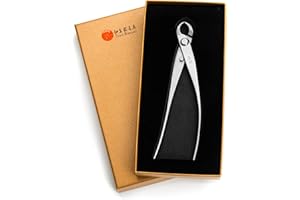 TIANBONSAI Bonsai Knob Cutter Round Edge Cutter Professional Grade Branch Cutter Alloy Steel Bonsai Tools Equip With Tool Bag (MT-KC-180)