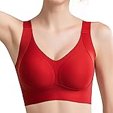 Fittingirls Plus-Size Airflow Comfort Bra Cooling Tech Full Coverage Seamless Padded Design Adjustable All-Purpose Wear