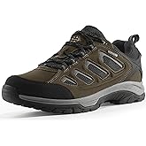 wantdo Men's Waterproof Low Cut Hiking Shoes Wide Breathable Slip Resistant Trial Hiking Shoes Mountain Biking Outdoor Work Trekking Sneakers