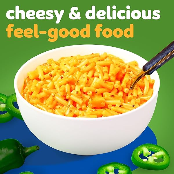 KRAFT JALAPEÑO FLAVORED WITH OTHER NATURAL FLAVORS MAC & CHEESE MACARONI AND CHEESE DINNER, 7.25 OZ BOX