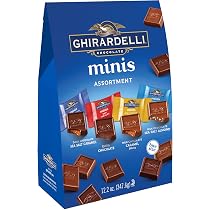 Amazon.com: Ghirardelli Assorted Mini Squares Pouch, 12.2 Ounce, X ...