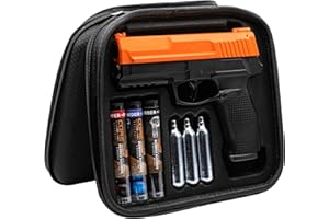 PREPARED 2 PROTECT P2P Secure 68P .68 Cal CO2-Powered 6-Shot Launcher Starter Kit — Less-Lethal Personal Defense