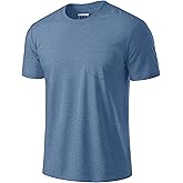 MAGCOMSEN Mens Pocket T Shirts Short Sleeve Cotton Moisture Wicking Plain Tshirts Casual Lightweight Summer Basic Tees