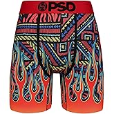 PSD Men's Fresh Flames Boxer Briefs, Multi, L