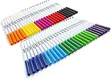 abeec 50 Felt Tip Pens – Assorted Colour Set for Kids 3+ in Box view 5