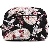 Vera Bradley Women's Cotton Medium Cosmetic Makeup Organizer Bag