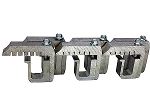 GCi STRONGER BY DESIGN G-991 Clamps for Ford Super Duty Trucks (Set of 6). Made in USA with 6000 Series Structural Aluminum to Ensure Quality and Strength. For Mounting Caps, Camper Shells, Toppers.