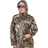 Realtree Women’s Camo Insulated Hunting Parka - Water Resistant Cold Weather Jacket, Ultra-Quiet & Rugged