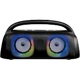 PROSCAN Portable Bluetooth Speaker, TWS LED Light Up, Portable Boombox with Blueooth
