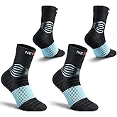 NEENCA Medical Compression Socks—2 Pairs, Ankle Socks for Injury Recovery, Pain Relief, Swelling, Sport Protection 20-30 mmHg