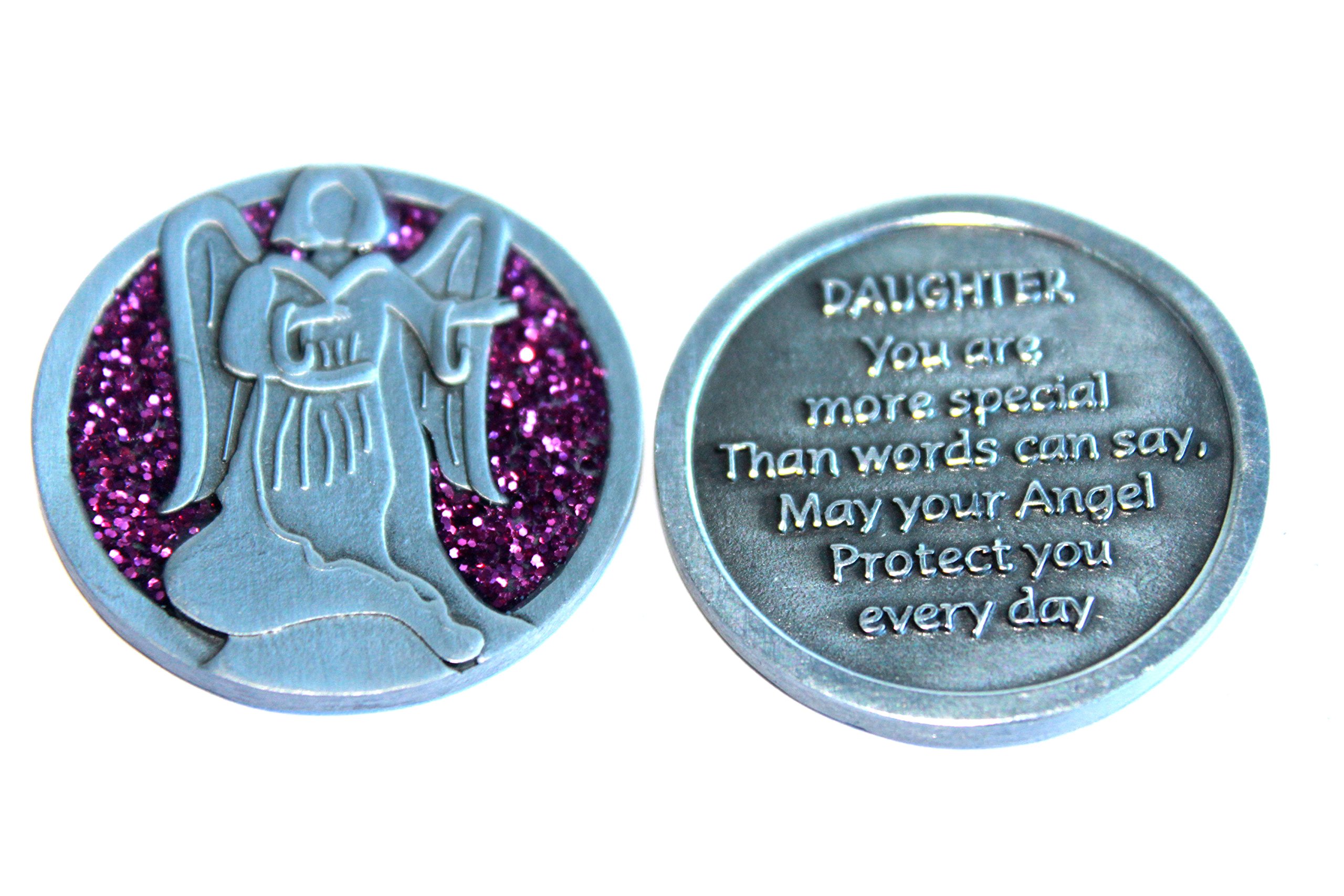 Cathedral Art (Abbey & CA Gift Companion Unique Decorative Coin, 1-1/4-Inch, Daughter Angel