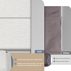 Boolegon No Drill Cordless Roman Shades for