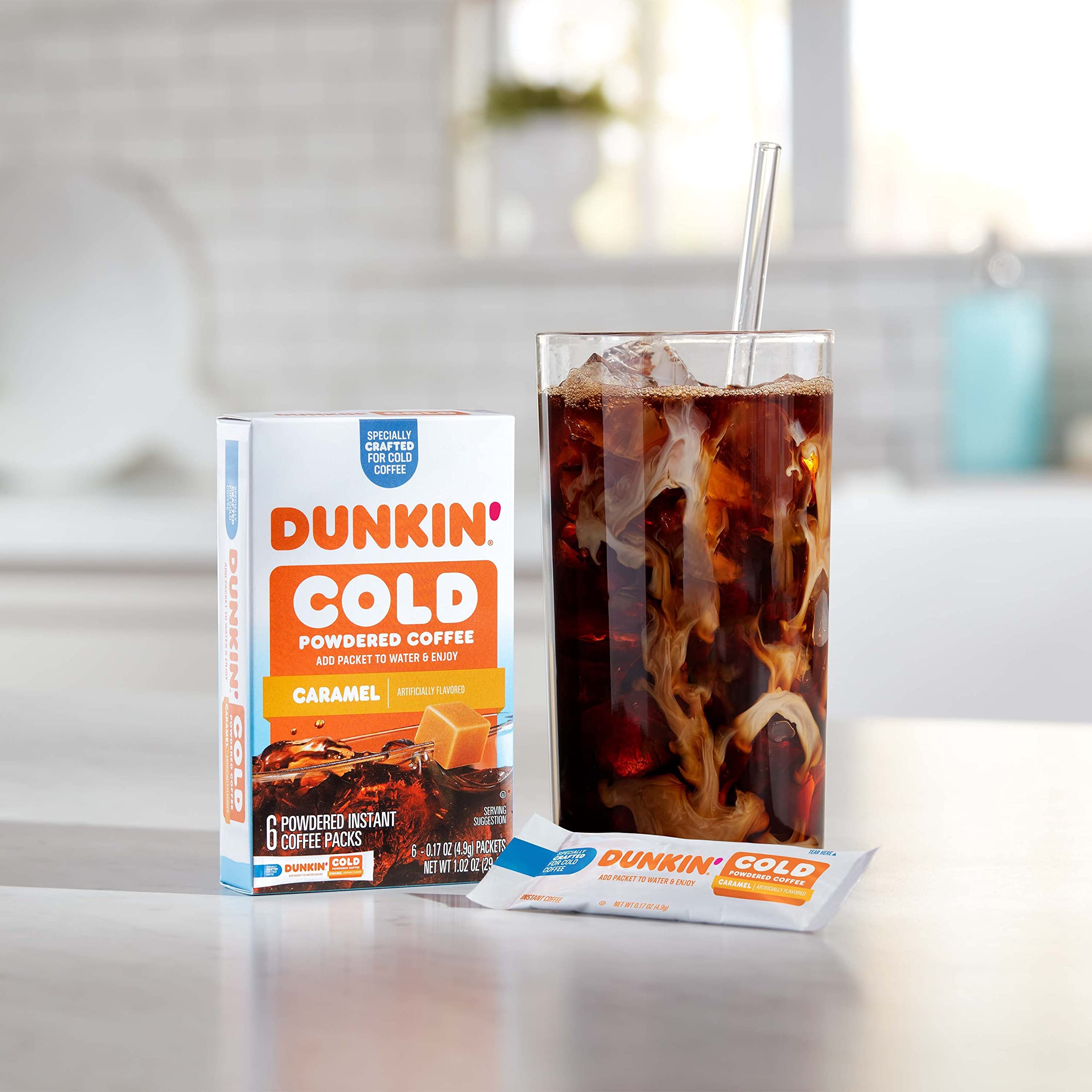 dunkin-cold-caramel-flavored-powdered-single-serve-instant-coffee
