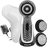 Michael Todd Soniclear Elite Antimicrobial Facial Cleansing Brush System, 6-Speed Sonic Powered Exfoliating Face Brush & Body Brush