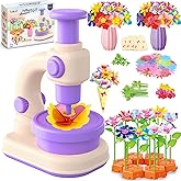 SANANT Fabric Flower Bouquets Toys, DIY Arts and Crafts Toys for Kids 4-8, Making Kit Build Own Bouquet, DIY Educational Activities Flower Making Kit Toys for Toddlers, Birthday Gifts for Girls