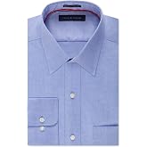 Tommy Hilfiger Men's Regular Fit Non Iron Solid Dress Shirt - Amazon Exclusive