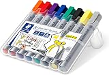 Staedtler Lumocolor Flipchart Markers Pack of 8 Assorted Colours view 2