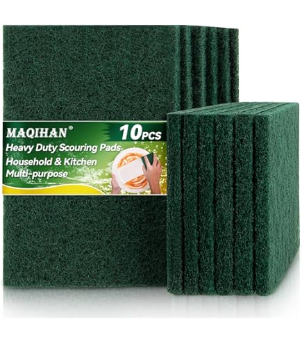 Scrub Doctor 8-Pack Of 10 X 4.5 X 1 In. Assorted Large Scrub Pads With Pole Adapter
