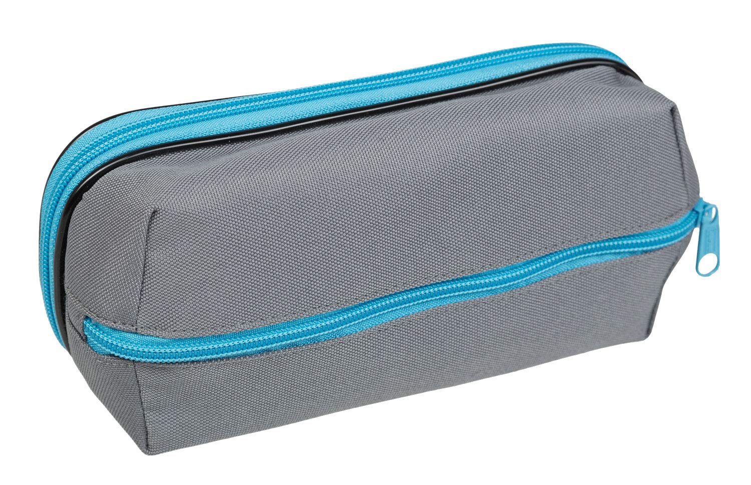 Idena 20031 Duo Pencil Case in 3 Assorted Colours Multi-Coloured