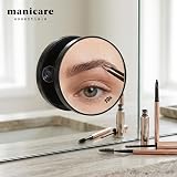 Manicare Magnifying Mirror 10x Round with Suction Cups Travel Cosmetic Tool view 5