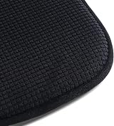 TANYOO Set of 4 Chair Cushions Memory Foam Non Slip Honeycomb 16 x 16 Black view 4