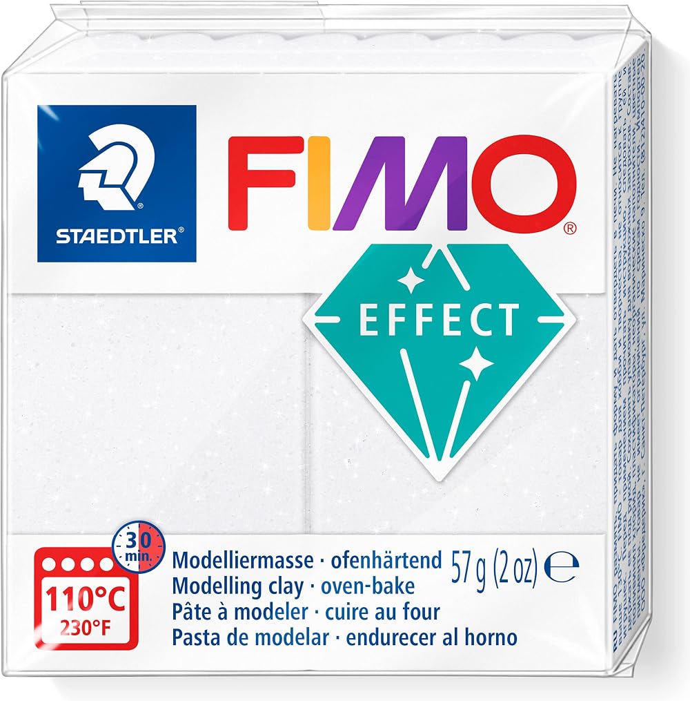 Staedtler FIMO Galaxy White 57g Polymer Modelling Clay 8010-002