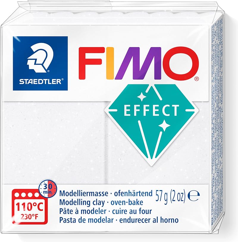 Staedtler FIMO Galaxy White 57g Polymer Modelling Clay 8010-002