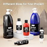 Nicpro 8.45 oz White Fabric Paint Permanent Non-Toxic for DIY Crafts view 7