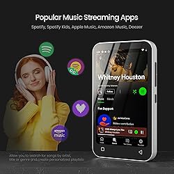 TIMMKOO 80GB Kids MP3 Player with Bluetooth and