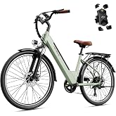 Heybike Cityscape 2.0 Electric Bike for Adults with 468Wh Removable Battery | 26" Electric Commuter Bike, Peak 1200W Motor, 7-Speed, 50Miles, UL Certified