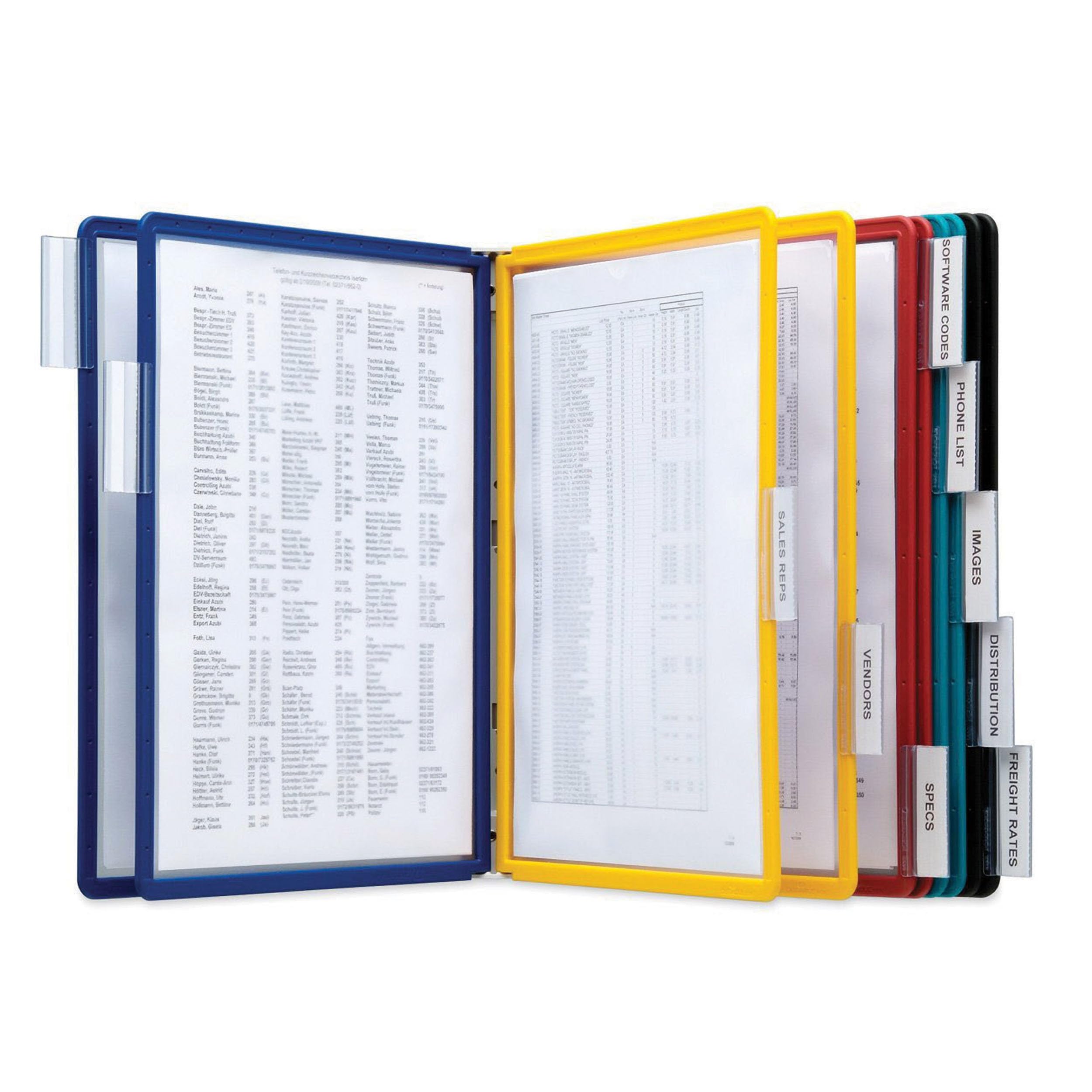 Durable Vario Wall Reference System, 10 Panels, Assorted Borders And Panels