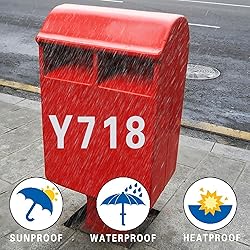 120 PCS Reflective Mailbox Number and Letters