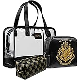 Harry Potter Gifts for Women, Girls, Teens, Toiletry Bag Set of 3, Travel Cosmetic Organizer, Makeup Pouches, Gifts for Wife, Girlfriend, Sister