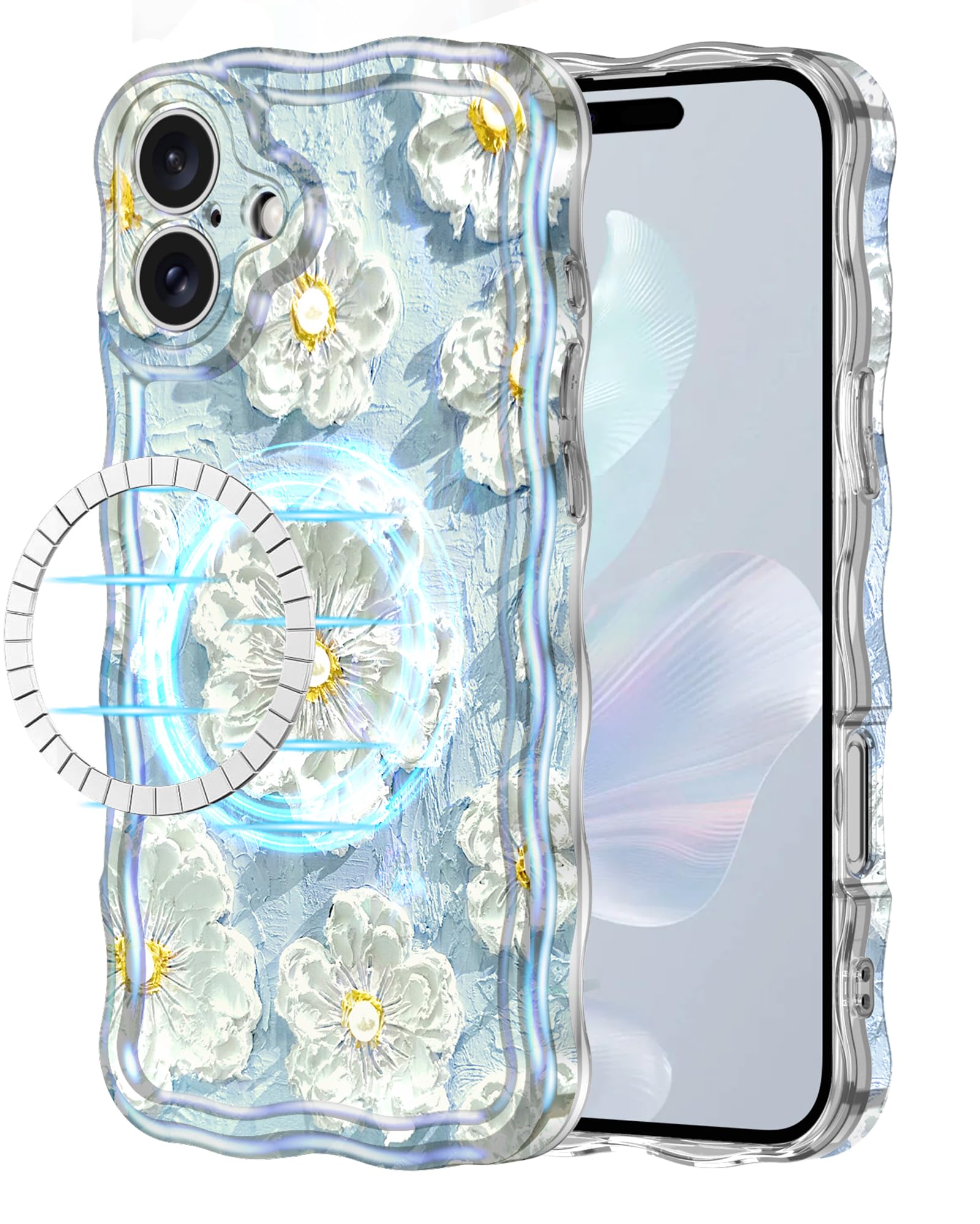 Avocase for iPhone 16 Plus Case, Colorful Oil