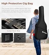 Vangoa 4/4 Acoustic Guitar Beginner Set Full Size Cutaway 41 inches Kit view 7