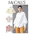 McCall's Patterns McCall's Loose Fit Women's Button-Up Blouse Sewing Patterns, Sizes 14-22