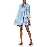 Mud Pie Womens Mud Pie Women's Yarn-dye Tiered Dress