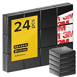 Strong Ceramic Square Magnets With Adhesive Backing