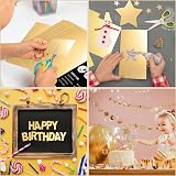 Uncle Paul Golden Mirror Cardstock 25 Sheets 250gsm A4 297x210mm view 6