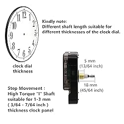 TIKROUND Include Hands Quartz DIY 12888 Wall Clock
