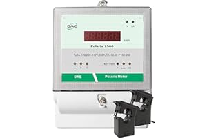 DAE P153-200 KIT, UL kWh Smart Submeter, 1 Phase 3 Wire (2 hot Wire, 1 Neutral), 200A, 120/240v, 2 Split Core CTs, RS485